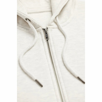 Organic Cotton Fair Trade Hoodie in Ash White & Navy-Hoodies-Navy-S-Hagsters