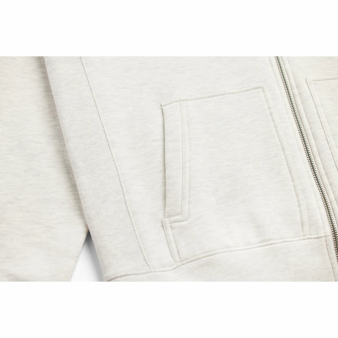 Organic Cotton Fair Trade Hoodie in Ash White & Navy-Hoodies-Navy-S-Hagsters