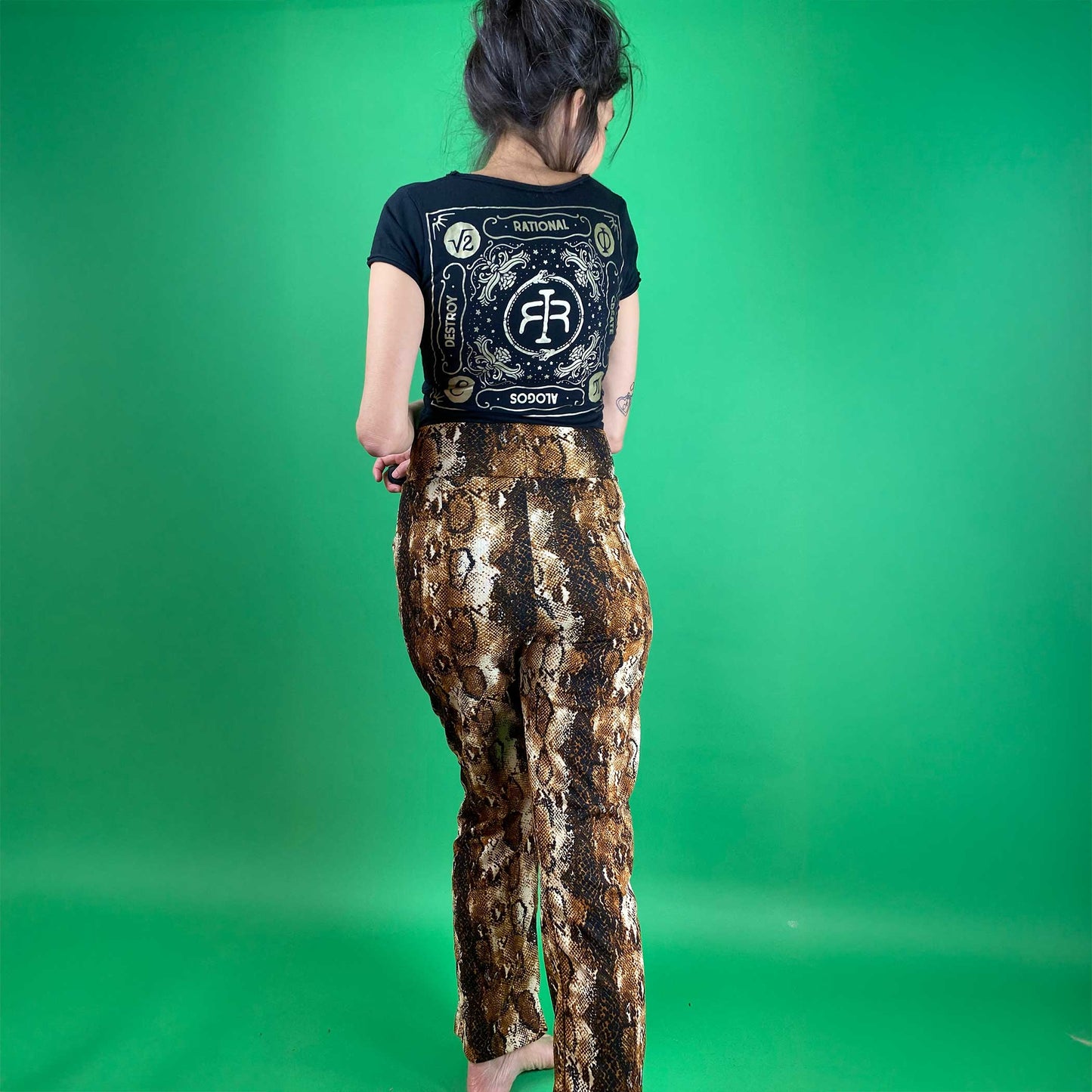 SAMPLE Faux Snakeskin Comfort Pants-Pants-S-Thrum State