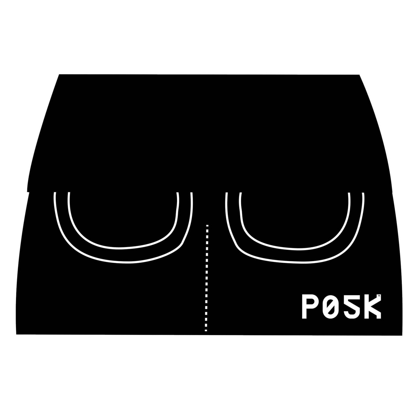 P05K™ | Black Ponte De Roma Waist Pockets-Waist Pockets-Thrum State