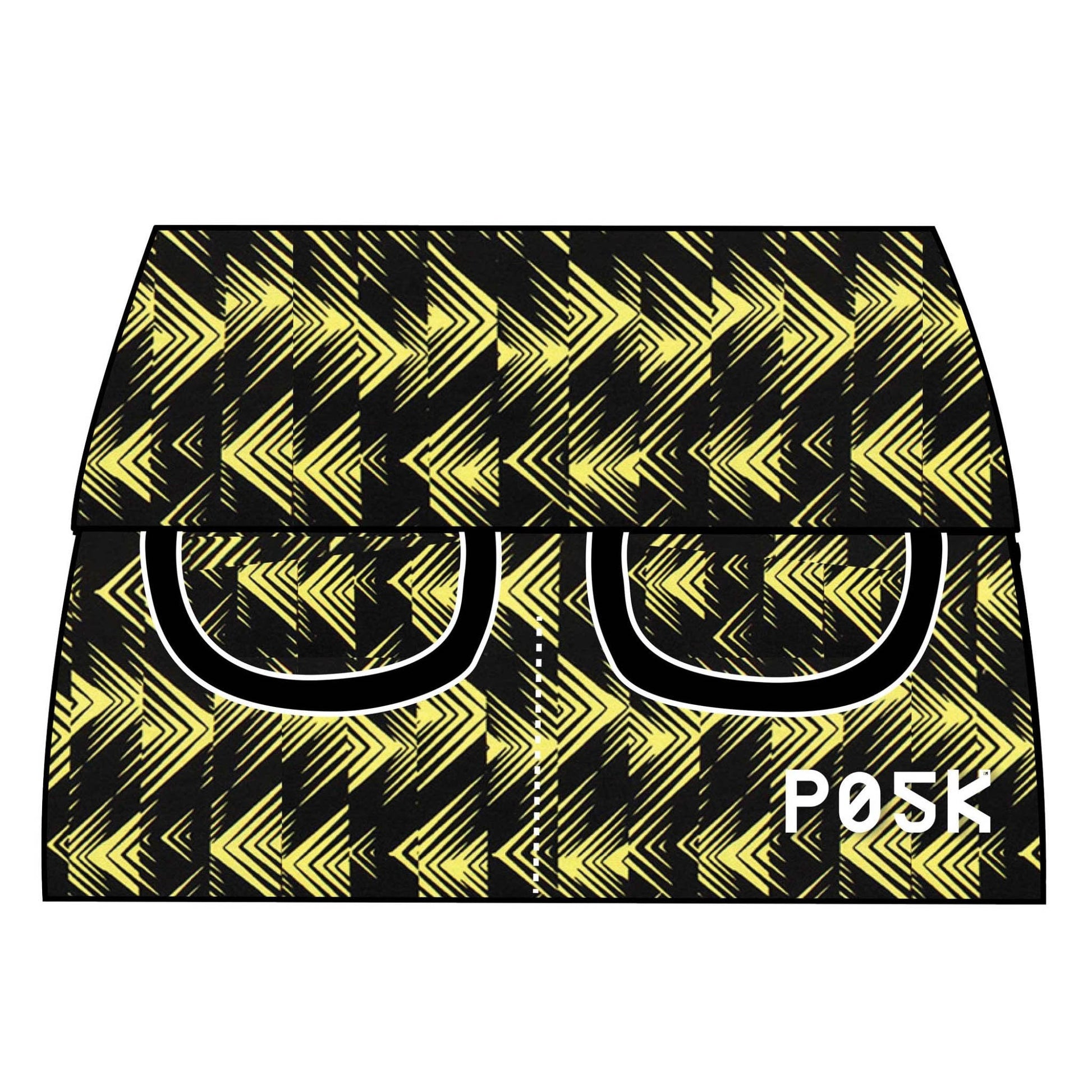 P05K™ | Yellow Zig Zag Utility Belt Skirt-Waist Pockets-XS-Yellow Zig Zag-Same As Waistband-Thrum State