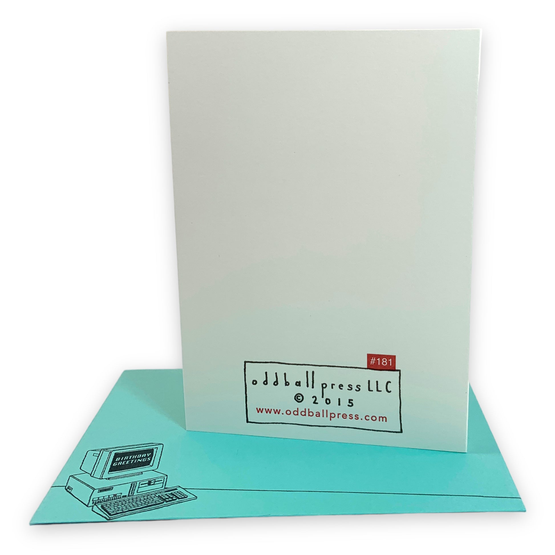 Technology gets better every year. So do you. Letterpress Card & Matching Envelope-Greeting & Note Cards-Thrum State